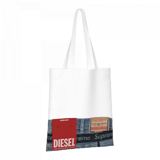 DIESEL X SUPREME JEAN TOTE BAG